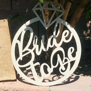 Tan (light wood-like prop) Wedding Accessory with Rustic Charm